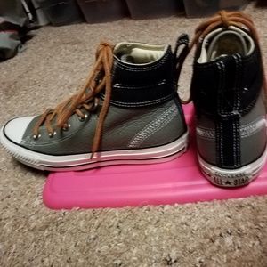 Like New, Leather Chuck Taylor Converse Sneakers